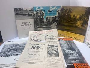 lot 96 image: 1938 South Dakota Travel Brochures