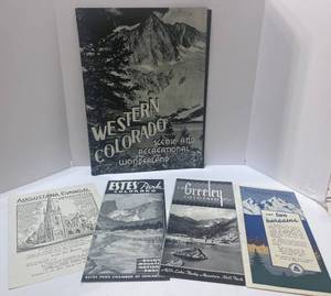 lot 97 image: 1938 Colorado Travel Brochures Inc. Estes Park Greeley