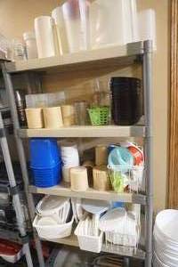 lot 33 image: Commercial Poly Food Storage Containers (some non-commercial)
