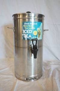 lot 68 image: Bunn Ice Tea Stainless Steel Dispenser