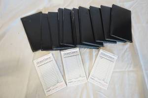 lot 92 image: Serving Black Bill Books and Guest Check Pads