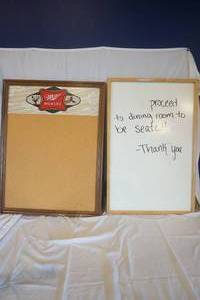lot 100 image: Miller High Life Bulletin Board & White Board