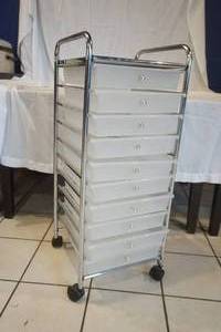 lot 111 image: Hairdressers Cart (Organizing Cart) 15x 16x 39