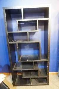 lot 115 image: Wooden Shadow Box Shelf (Black)