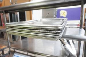 lot 141 image: Commercial Baking Sheets 8ct