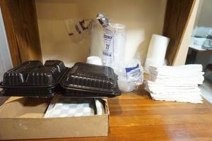 lot 144 image: Restaurant Paper and Plastic Supplies