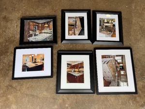lot 9 image: Lot of Nice Black Frames Large