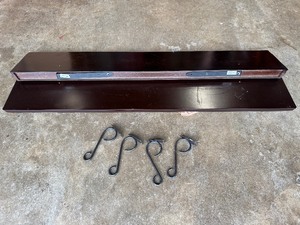 lot 12 image: Lot of (2) Floating Shelves