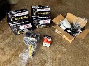 Lot of (3) Flashlights With Accessories