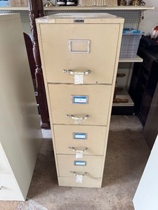 lot 34 image: File Cabinet