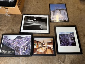 lot 6 image: Variety of Large Picture Frames