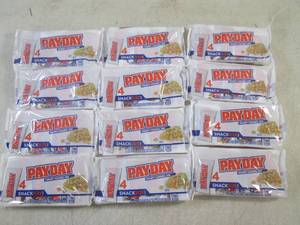 lot 69 image: (B-1) 12 - 4-Pack Snack Size PayDay...
