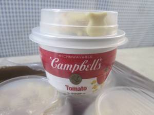 lot 105 image: (B-2) 6 Single Serve Campbells Tom...