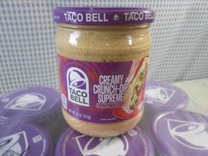lot 106 image: (B-4) 12 Jars of Taco Bell Creamy C...