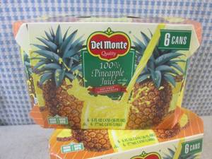 lot 122 image: (B-3) 2 - 6-Packs of Del Monte 100%...
