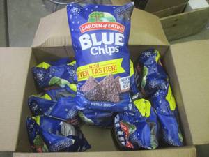 lot 125 image: (EC2) 10 Large Bags Blue Chips Corn...