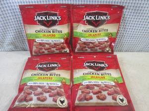 lot 143 image: (B-2) 4 Bags of Jack Links Chicken ...