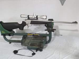 lot 10 image: Thompson Center Arms 223 REM Rifle with Burris Scope