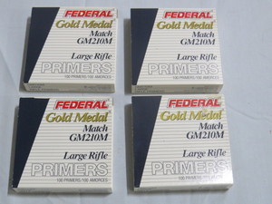 lot 17 image: Federal Gold Medal No. 210M Large Rifle Match Primers -100 Count - Large Rifle