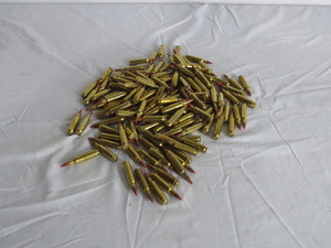 lot 36 image: 22 Nosler Rifle Cartridges