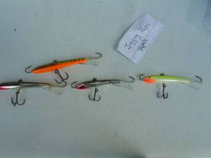 lot 99 image: Mixed Lot of 4 - Rapala Jigging Raps