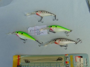 lot 103 image: Mixed Lot of 4 - Rapala Flicker Shad Raps