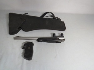 lot 10A image: Thompson Center Arms 7-30 Waters Super 14 Barrell with Grip and Holster