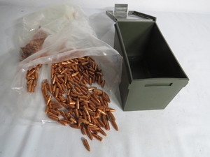 lot 74G image: 224 Caliber 55Gr Bullet Match Hollow Point wCannelure Unknown Manufacturer