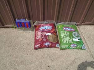 lot 108 image: 2 bags Kingsford bbq pellets. As shown.