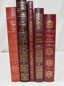 lot 37 image: Easton Press Leather-Bound Classics - Set of 5