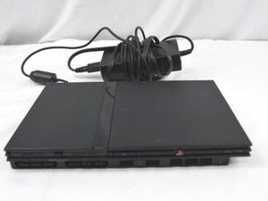 lot 45 image: Sony PlayStation 2 Slim SCPH-70012 Console with Power Adapter