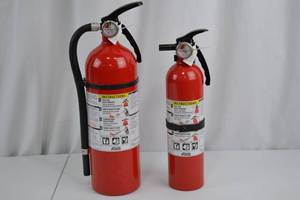 lot 57 image: Pair of Multi-Purpose Fire Extinguishers - ABC Dry Chemical