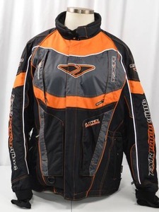 lot 61 image: FXR Racing X-Cross Snowmobile Jacket XL Black Orange
