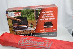 lot 78 image: Coleman Camp GrillStove with Coleman Folding Camp Chair