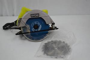 lot 216 image: Ryobi 7-14 Inch Circular Saw with Extra Blade