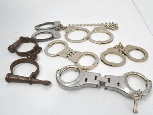 lot 113 image: Antique and Vintage Handcuff Collection with Keys