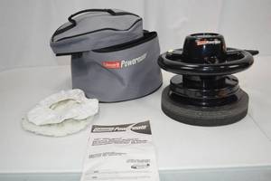 lot 125 image: Coleman Powermate 10 Inch Orbital Waxer Polisher with Accessories