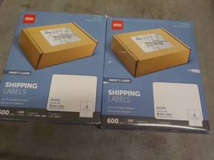 lot 171 image: 2 boxes Office Depot 1200 Shipping ...