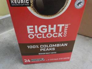 lot 174 image: Keurig 24 pods 8 Oclock Coffee...