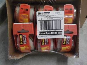 lot 181 image: 6 rolls 3M Scotch 2 x 800 Long La...