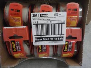 lot 183 image: 6 rolls 3M Scotch 2 x 800 Long La...