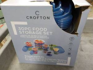 lot 328 image: Crofton 30 pc Food Storage Set...
