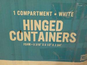 lot 358 image: Partial Case 1 Compartment White Hi...
