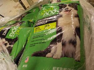lot 366 image: 50 lb. Bag Good Dog Food...