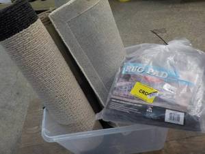 lot 374 image: 3 Runners and 1 Rug Pad- some has i...