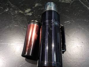 lot 21 image: Thermos and Starbucks...