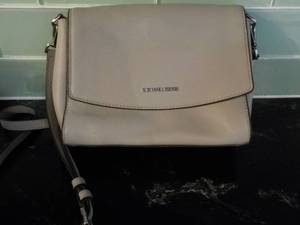 Michael Kors Light Grey Purse 9 x 7...