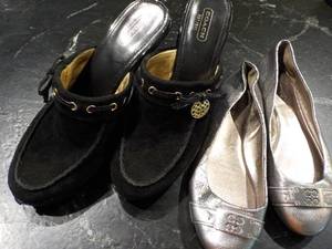 lot 41 image: 2 pair Coach Shoes guessing size 8...