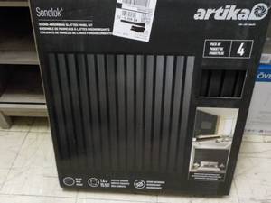 lot 75 image: Artika Sonolok Pack of 4 Sound Abso...