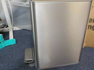 lot 77 image: Kohler Self Closing Trash Can 12 x ...